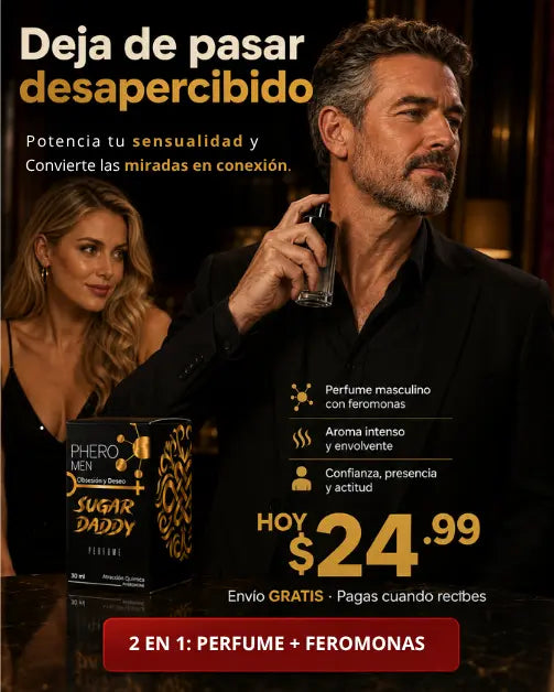PERFUME SUGAR DADDY CON FEROMONAS