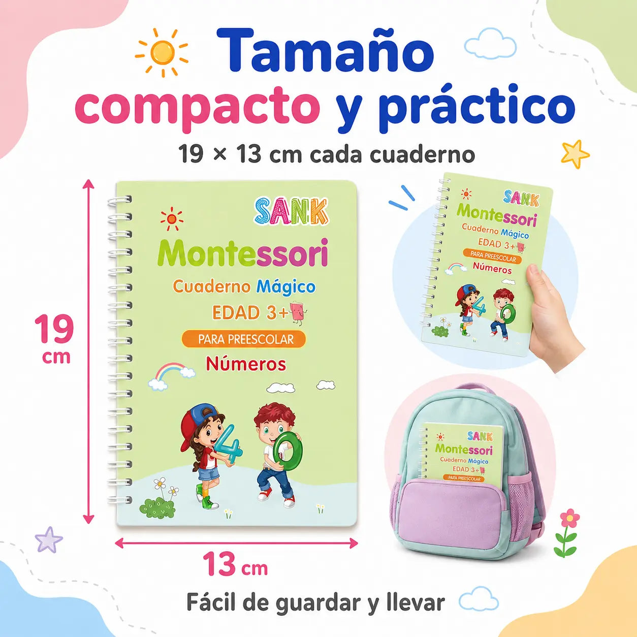 Ready 4School Elite Set de caligrafía reutilizable™